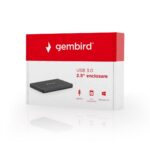 Gembird 2,5" EE2-U3S-3 USB3.0 Enclosure Aluminium Black - Image 6