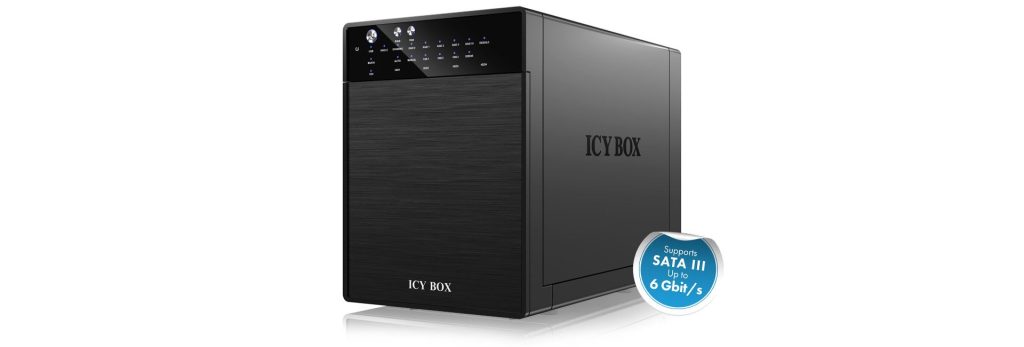 Raidsonic IcyBox IB-RD3640SU3 3,5" SATA External 4 bay RAID System - Image 1