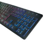 Logilink Illuminated keyboard Black DE - Image 4