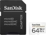 Sandisk 64GB microSDXC High Endurance Class 10 CL10 U3 V30 + adapterrel - Image 2