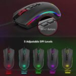 Redragon Cobra Wired gaming mouse Black - Image 5