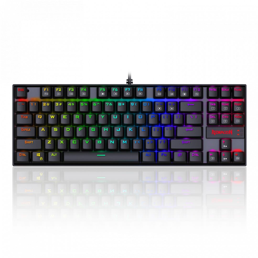 redragon-kumara-rgb-backlit-mechanical-gaming-keyboard-blue-switches-black-hu_1.jpg Redragon Kumara RGB Backlight Mechanical Gaming Keyboard Blue Switches Black HU - Image 1