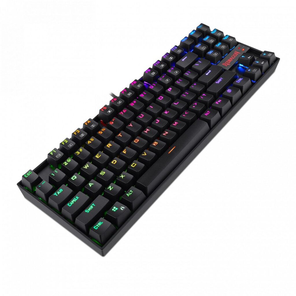 Redragon Kumara RGB Backlight Mechanical Gaming Keyboard Blue Switches Black HU - Image 4