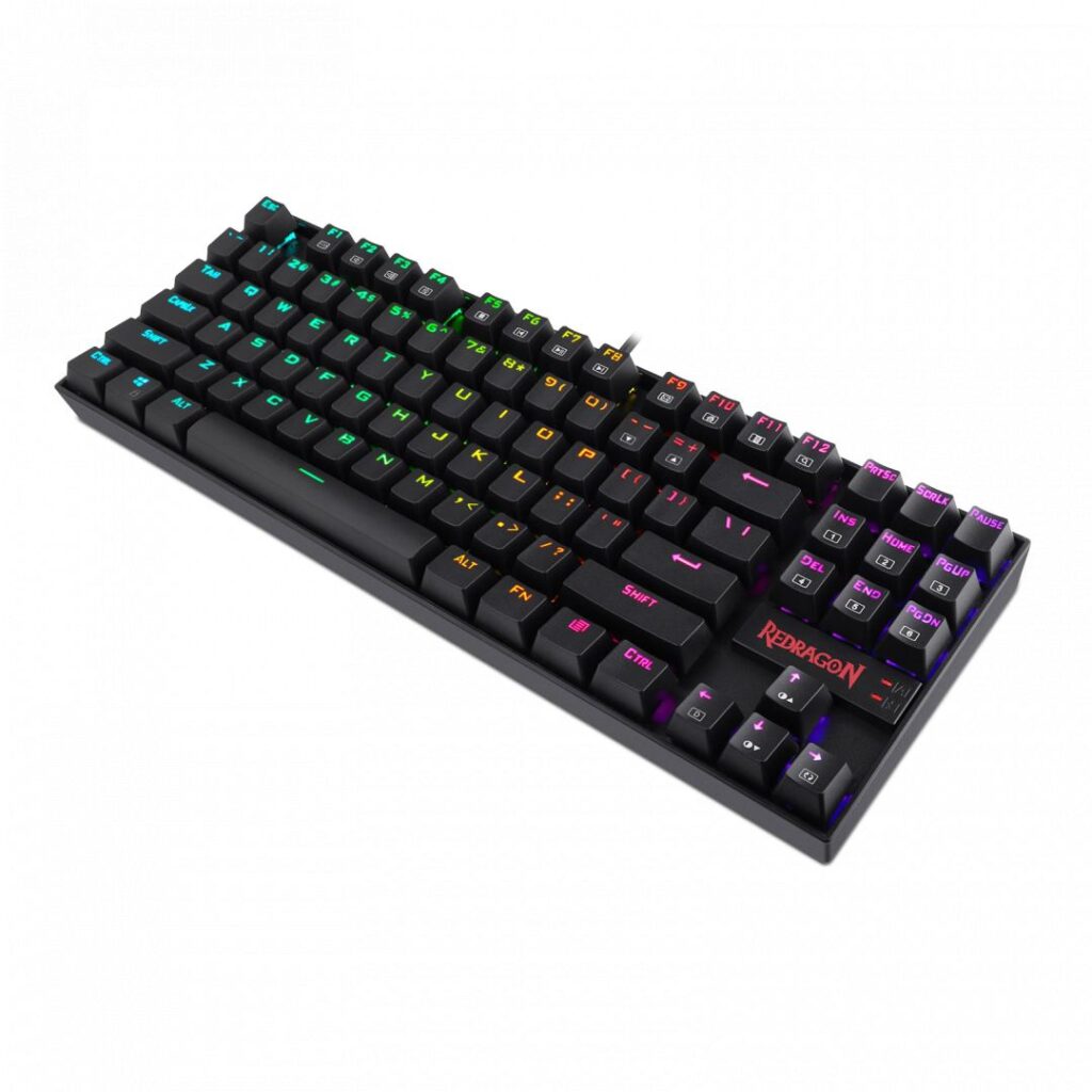Redragon Kumara RGB Backlight Mechanical Gaming Keyboard Blue Switches Black HU - Image 5