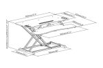 Digitus DA-90380-1 Ergonomic Workspace Riser - Image 6