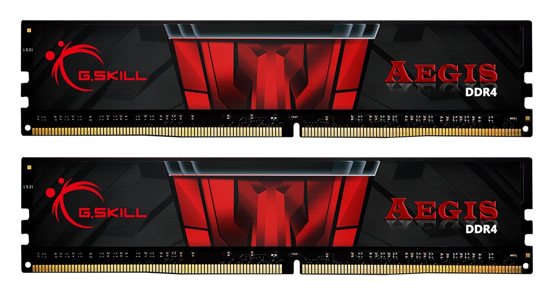 RAM DDR4 16GB (2x8) 3000MHz G.Skill Aegis Piros