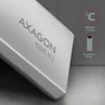 AXAGON EEM2-UG2 USB-C 3.2 Gen 2 NVMe M.2 box Grey - Image 5