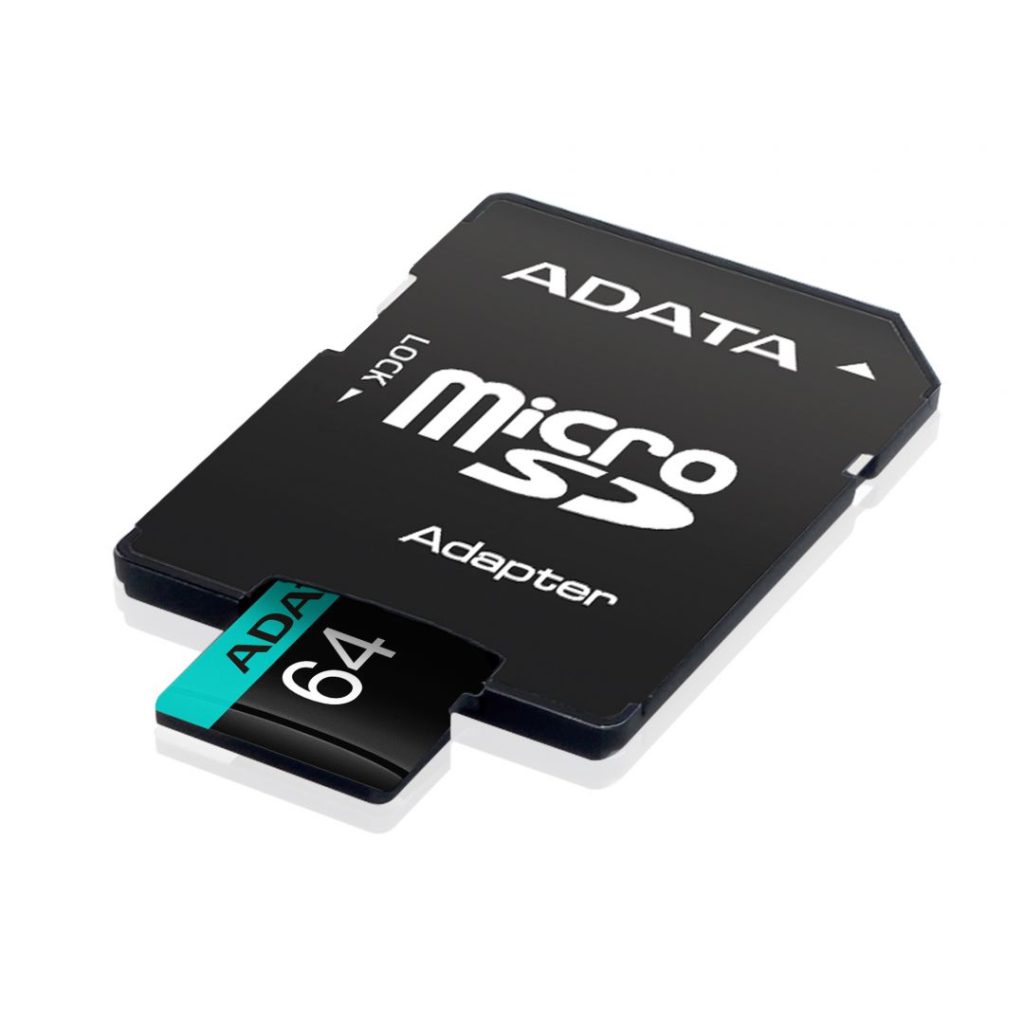 a-data-64gb-microsdxc-premier-pro-class-10-uhs-i-u3-a2_1.jpg A-Data 64GB microSDXC Premier Pro Class 10 UHS-I U3 A2 V30 + adapterrel - Image 1