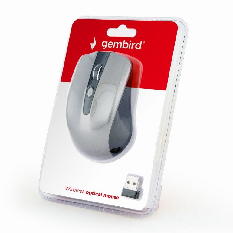 Gembird MUSW-4B-04-BG Wireless optical mouse Black/Space Grey - Image 3