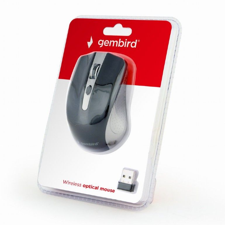 Gembird MUSW-4B-04-GB Wireless optical mouse Space Grey/Black - Image 3