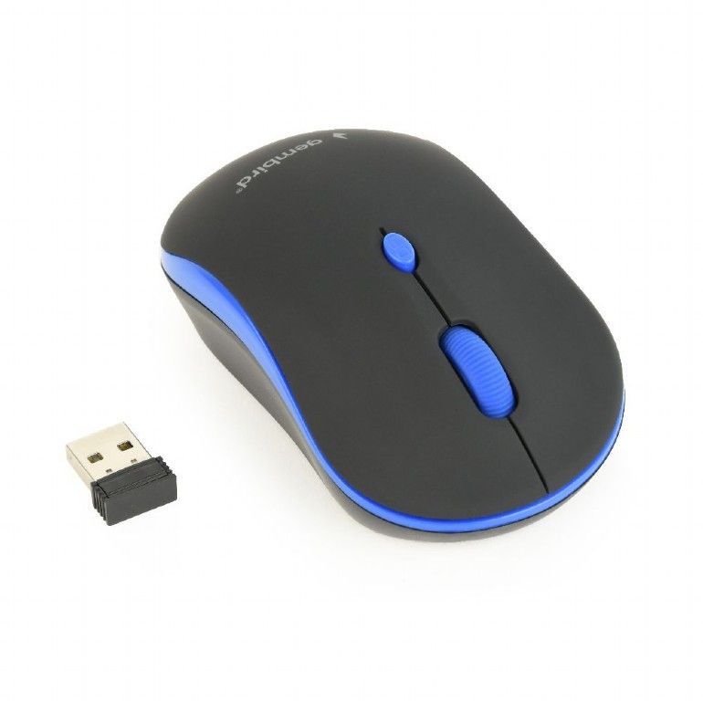 Gembird MUSW-4B-03-B Wireless optical mouse Black/Blue - Image 2