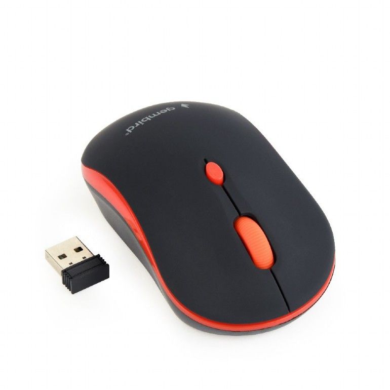 Gembird MUSW-4B-03-R Wireless optical mouse Black/Red - Image 2