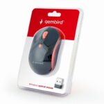 Gembird MUSW-4B-03-R Wireless optical mouse Black/Red - Image 3