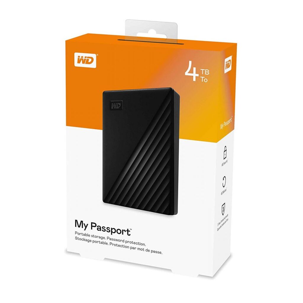 Western Digital My Passport WDBPKJ0040BBK 2,5" 4TB USB3.0 fekete külső winchester - Image 8