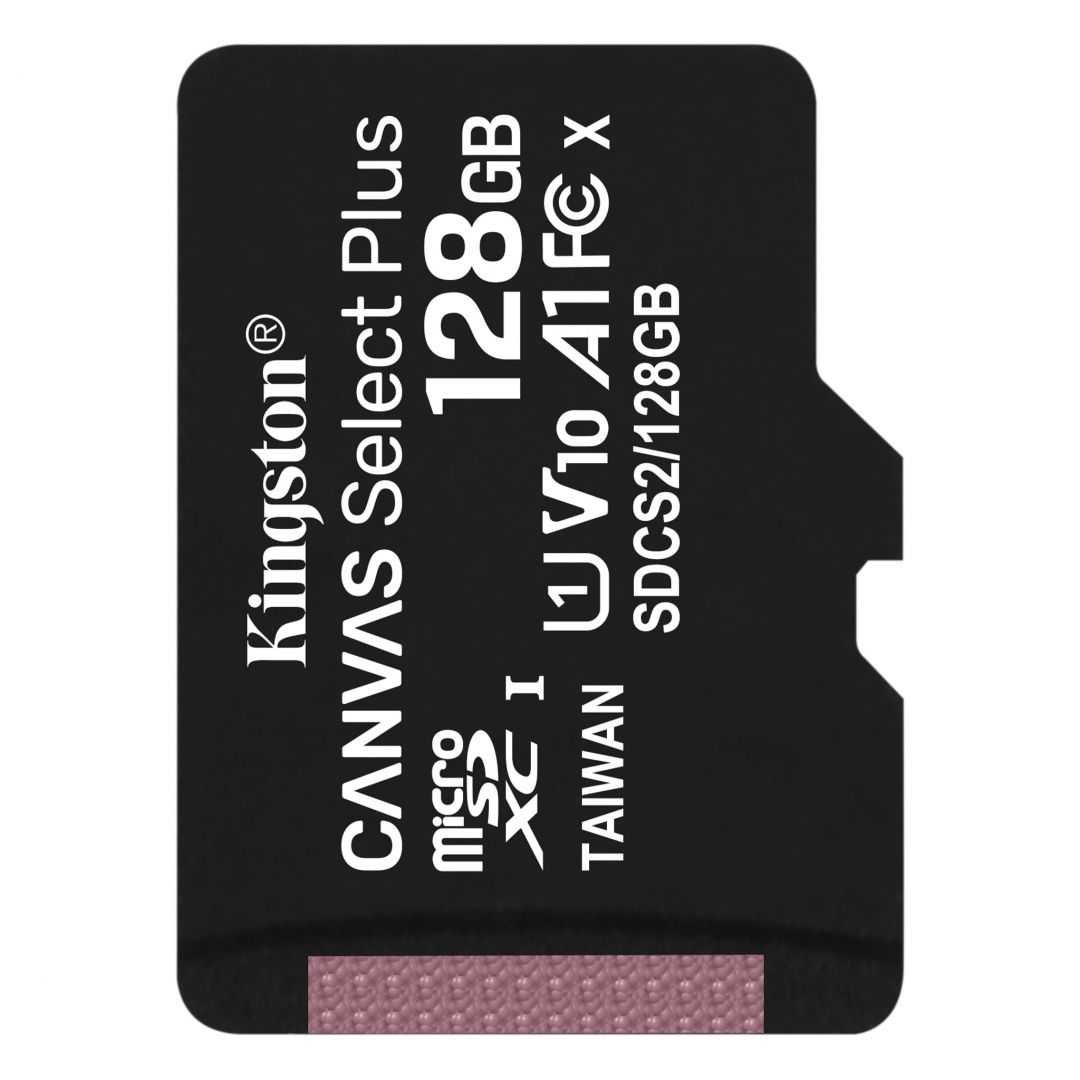 kingston-128gb-microsdxc-canvas-select-plus-100r-a1-c10-card-adapter-nelkul_1.jpg Kingston 128GB microSDXC Canvas Select Plus Class 10 100R A1 C10 Card adapter nélkül - Image 1
