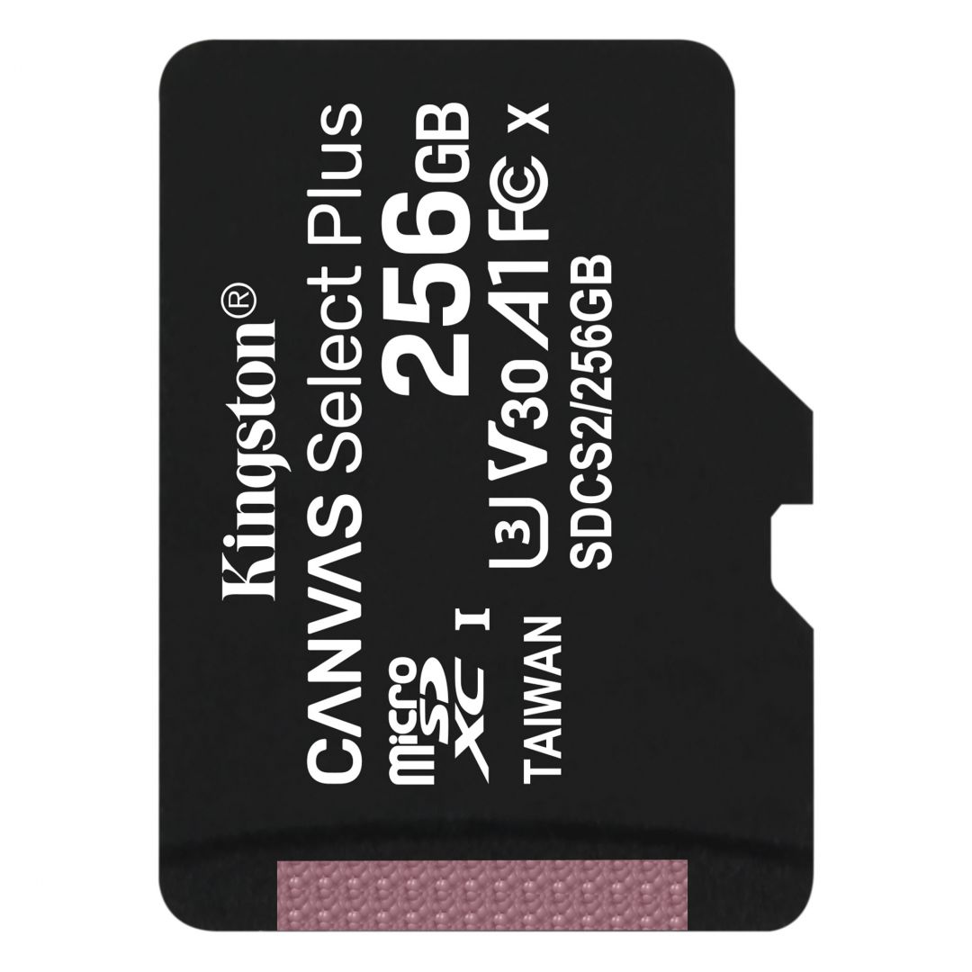 Kingston 256GB microSDXC Canvas Select Plus Class 10 100R A1 C10 Card adapter nélkül - Image 1
