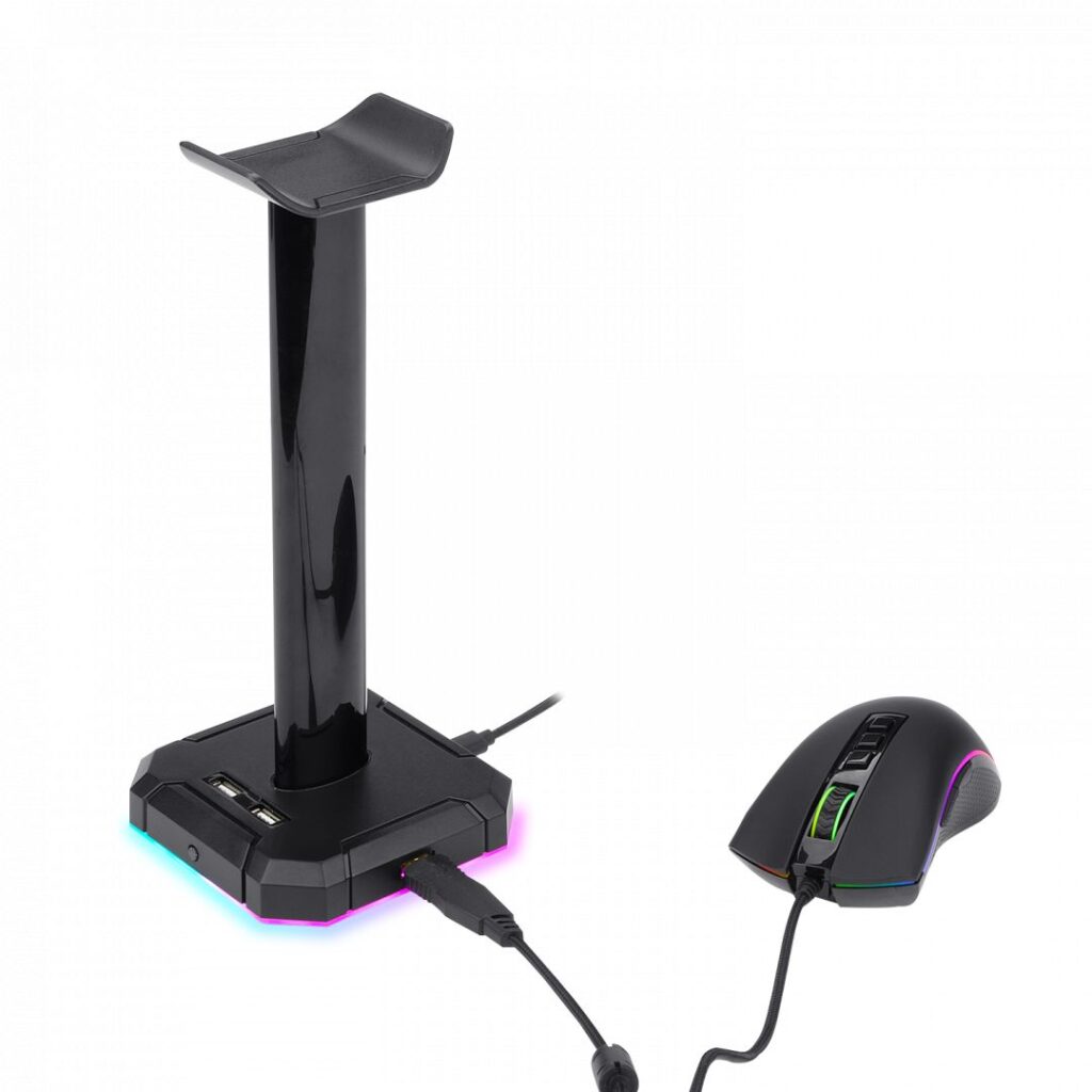 Redragon Scepter Pro Headset Stand RGB Állvány Black - Image 5
