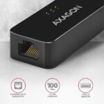 AXAGON ADE-XR 10/100 Ethernet USB2.0 Adapter - Image 3