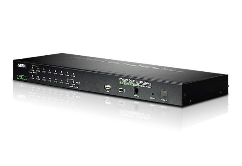 ATEN CS1716i 1-Local/Remote Share Access 16-Port PS/2-USB VGA KVM over IP Switch - Image 1