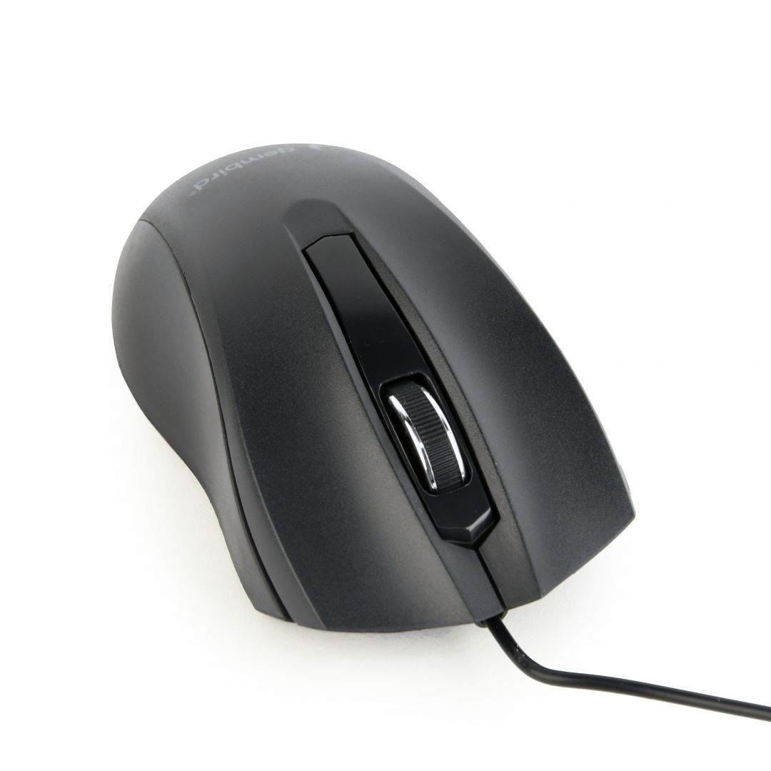 Gembird MUS-3B-01 optical mouse Black - Image 1