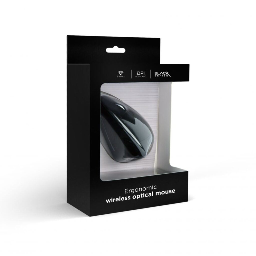 Gembird MUSW-ERGO-01 Ergonomic wireless mouse Black - Image 8