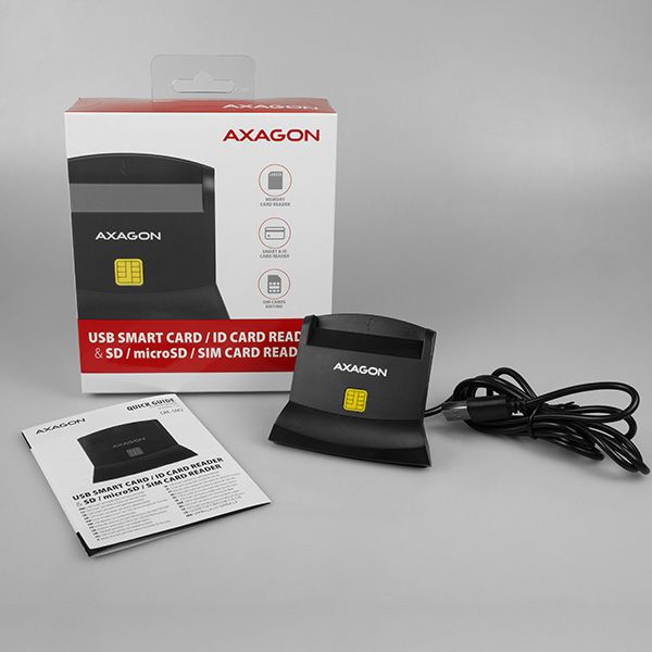 axagon-cre-sm2-usb-smart-card-id-card-reader-sd-microsd-sim-card-reader_8.jpg AXAGON CRE-SM2 USB Smart Card ID Card Reader & SD/microSD/SIM Card Reader - Image 8
