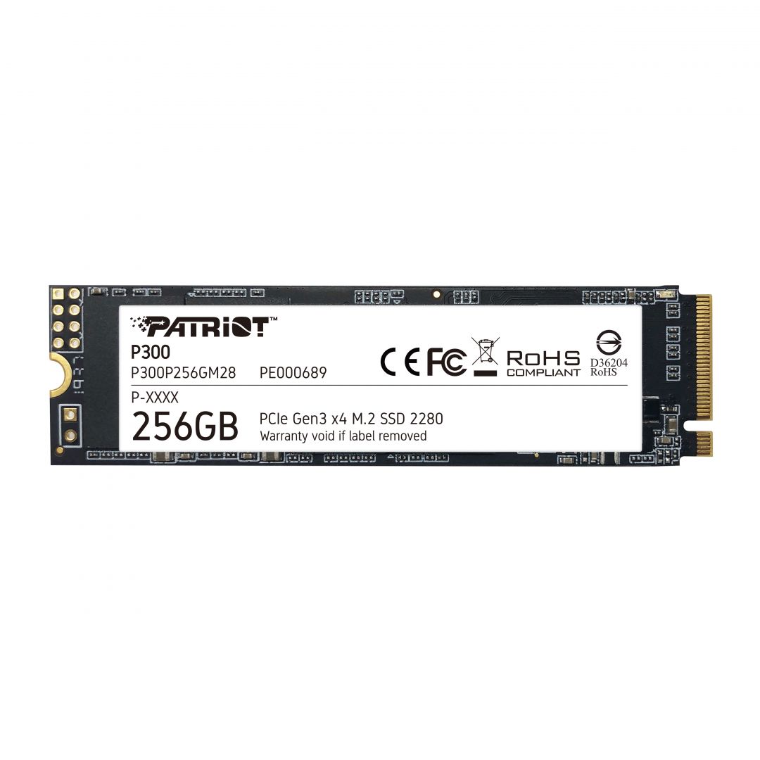 Patriot 256GB M.2 2280 NVMe P300 - Image 1