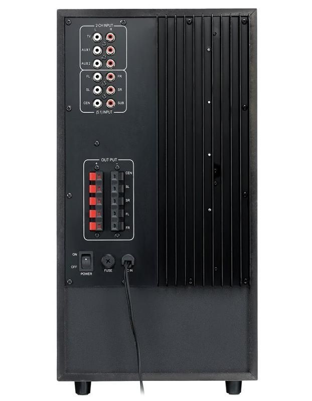 Genius SW-HF5.1 6000 II 5.1 hangszóró Dark Cherry - Image 3