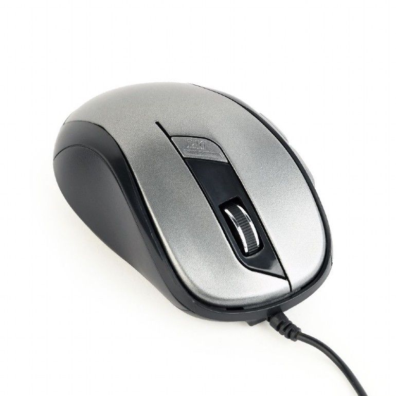Gembird MUS-6B-01-BG optical mouse Black/Space Grey - Image 2