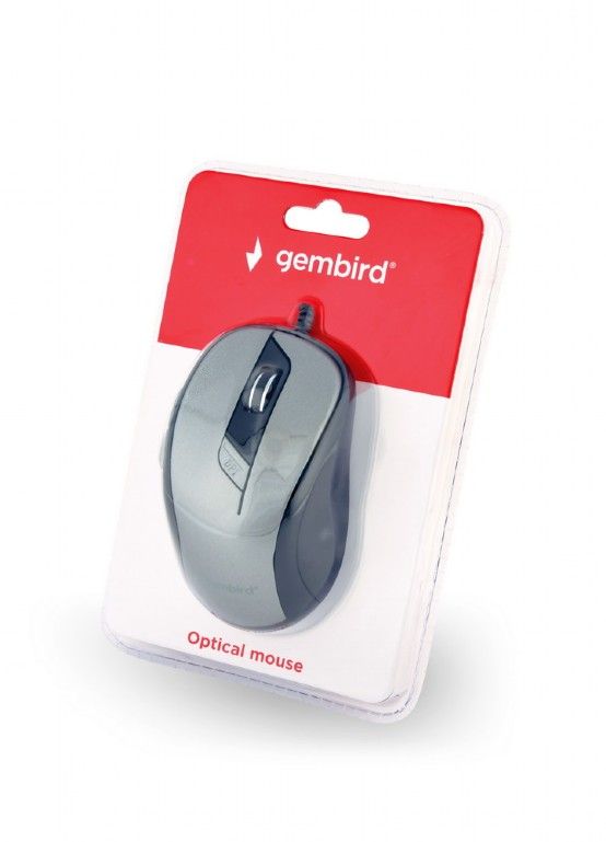 Gembird MUS-6B-01-BG optical mouse Black/Space Grey - Image 3