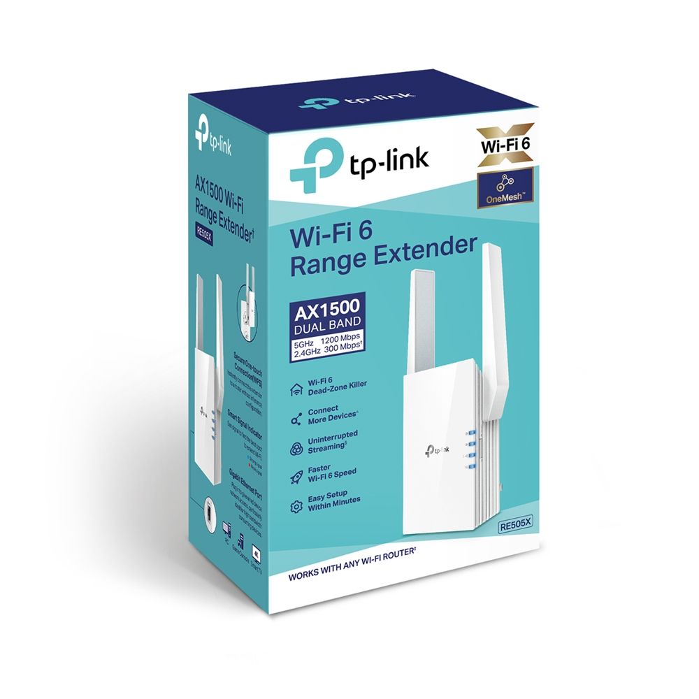 TP-Link RE505X AX1500 Wi-Fi Range Extender White - Image 2