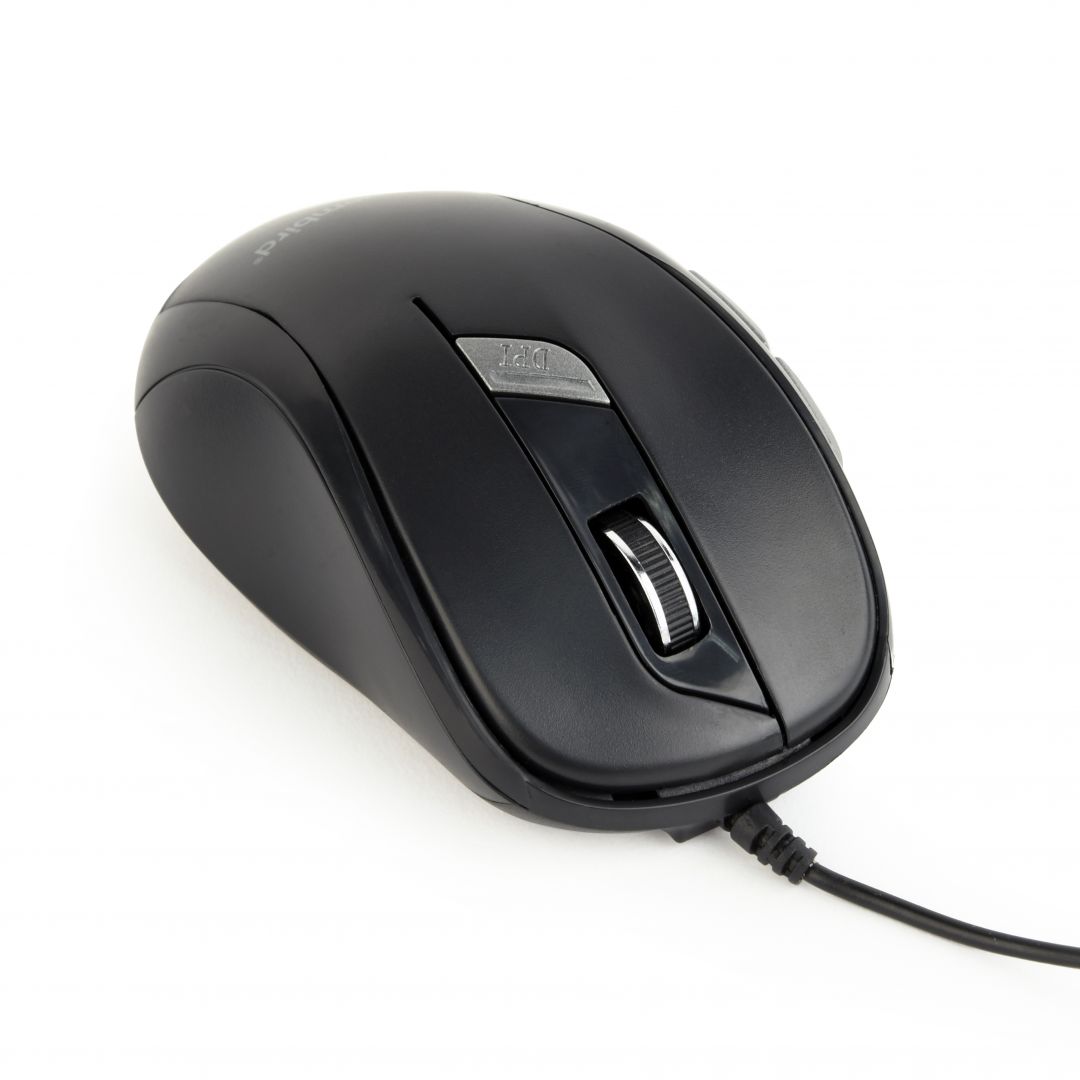 Gembird MUS-6B-01 optical mouse Black - Image 1