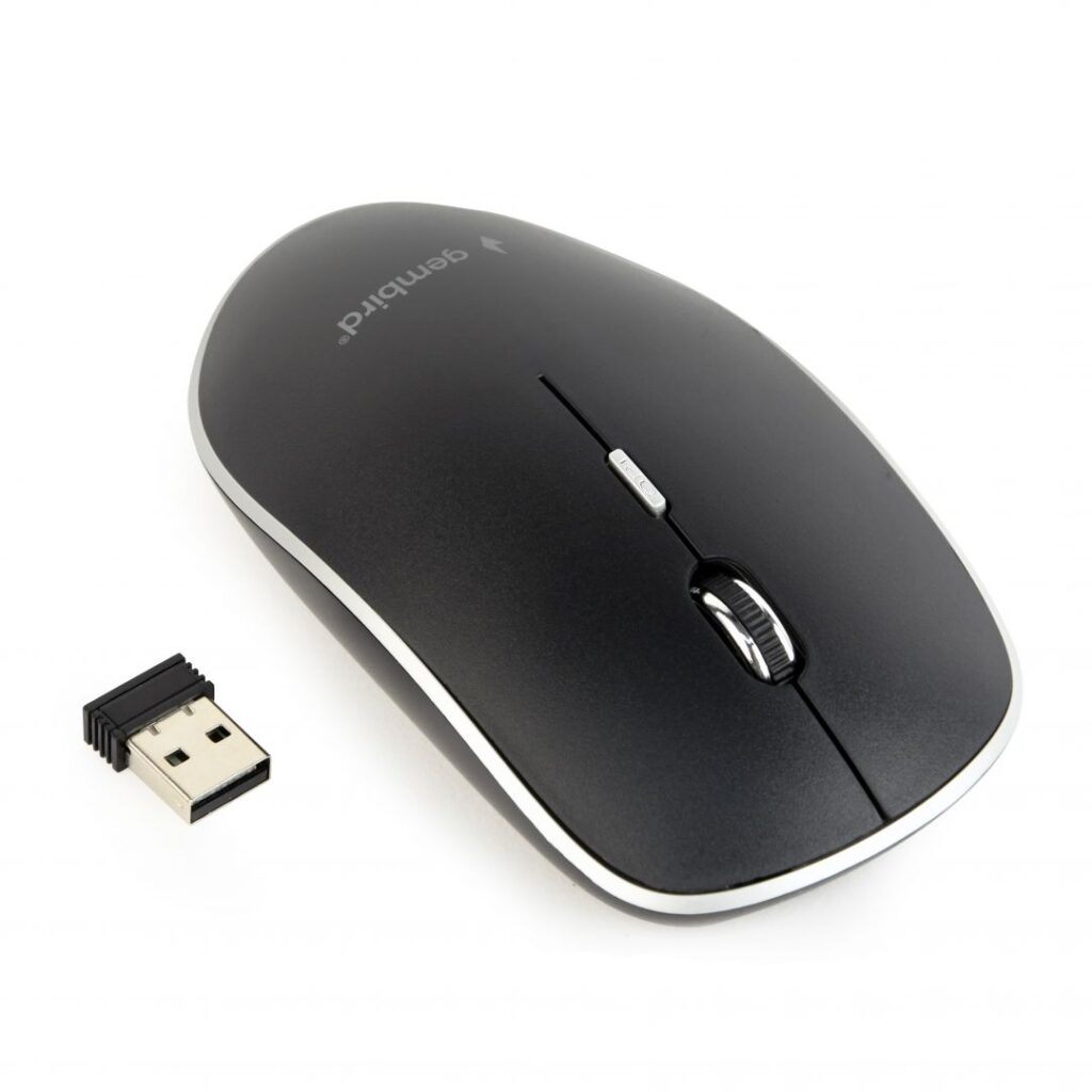 Gembird MUSW-4B-01 wireless optical mouse Black - Image 2