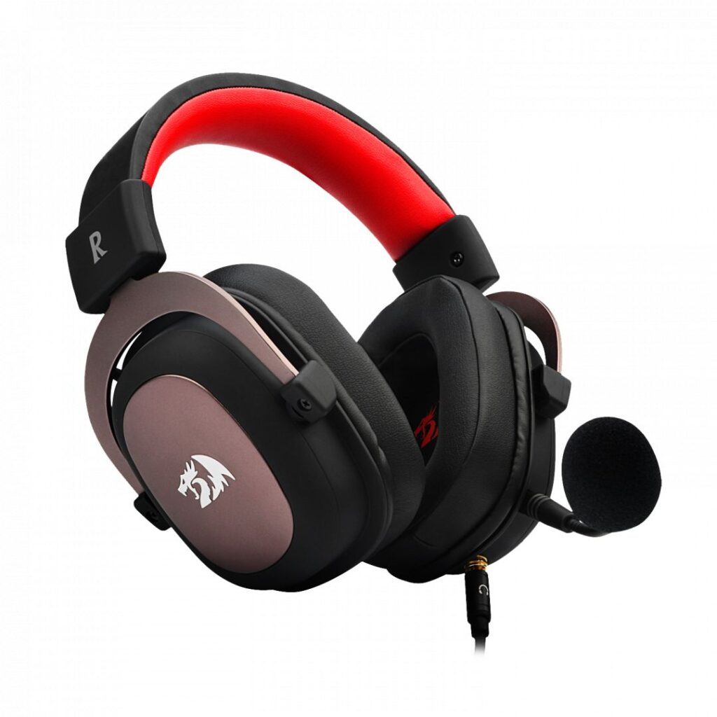 Redragon Zeus 7.1 Gaming Headset Black/Red - Image 3