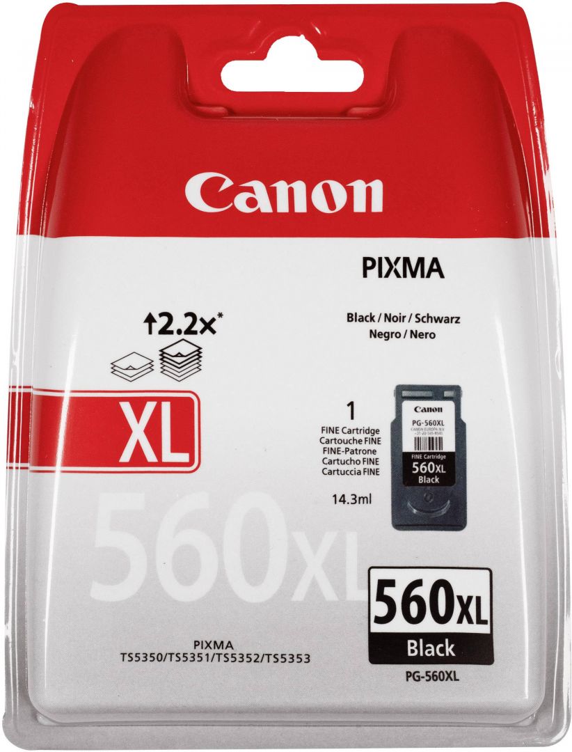 Canon PG-560 XL Black tintapatron - Image 1