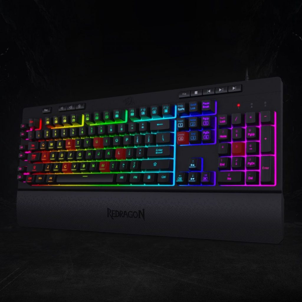 Redragon Shiva RGB Membrane Gaming Keyboard Black HU - Image 8