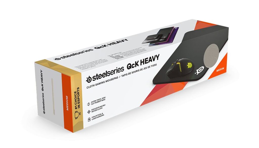 Steelseries Qck Heavy (Medium) 2020 Edition Cloth Gaming Egérpad Black - Image 3