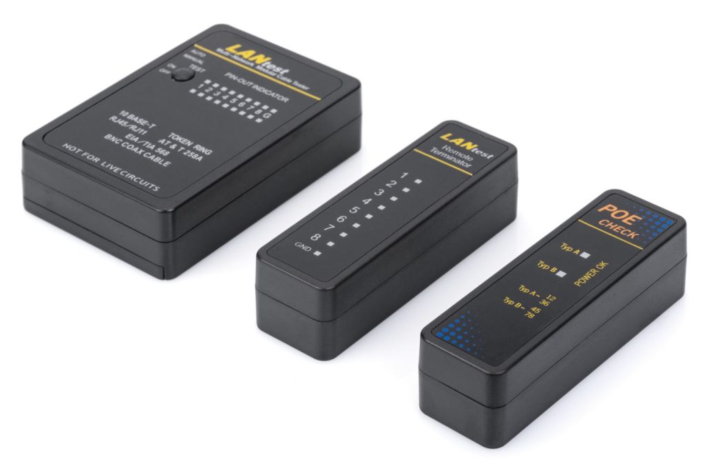 Digitus DN-14001-1 hálózati kábelteszter Black - Image 1