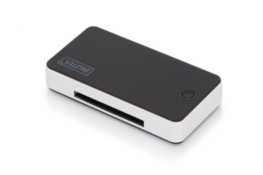 Digitus USB 3.0 with 1m USB A connection cable Card Reader Black/White - Image 2