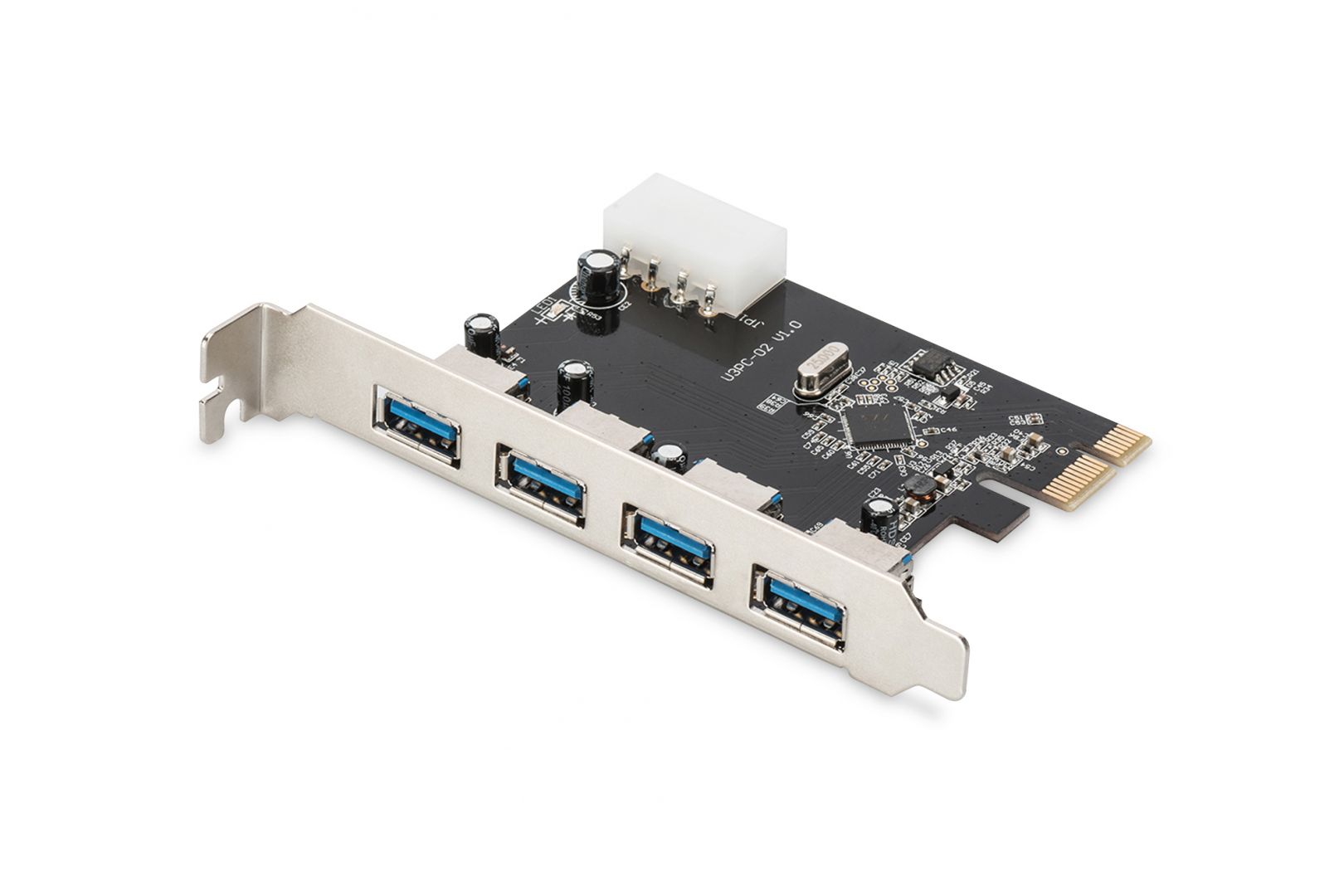 usb-3-0-4-port-pci-express-add-on-card_1.jpg Digitus USB 3.0, 4 Port, PCI Express Add-On card - Image 1