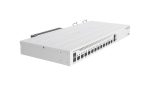 MikroTik 2004-1G-12S+2XS 12x SFP+ porttal, 2xSFP28 port, 1x gigabites RJ45, duál táp, 4GB RAM