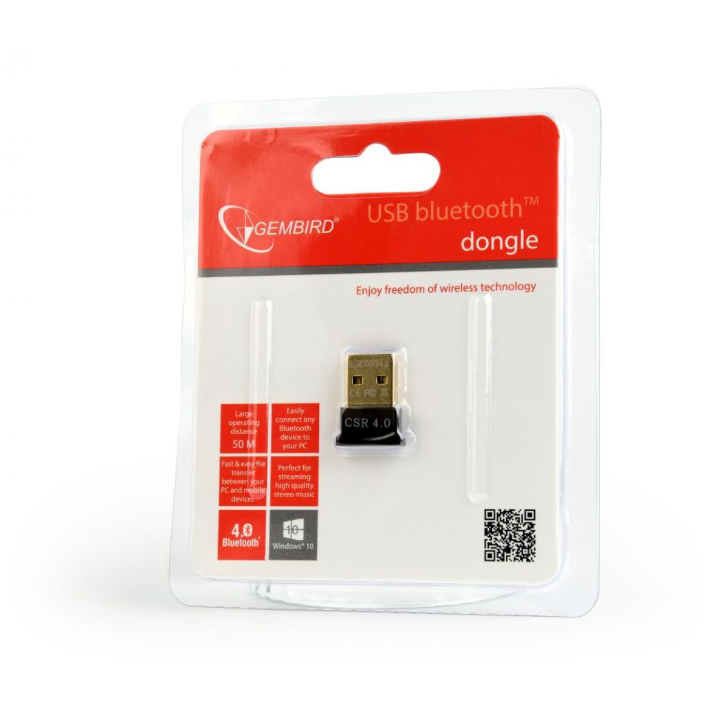 Gembird BTD-MINI5 Bluetooth 4.0 USB Adapter Black - Image 3