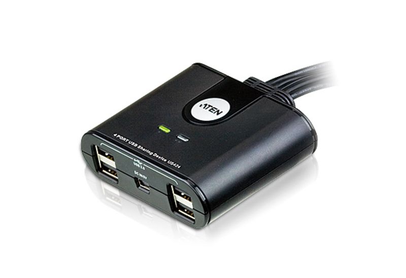 ATEN US424 4x4 USB2.0 Peripheral Sharing Switch - Image 1