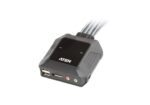 ATEN CS22DP 2-Port USB DisplayPort Cable KVM Switch with Remote Port Selector - Image 3