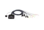 ATEN CS22DP 2-Port USB DisplayPort Cable KVM Switch with Remote Port Selector - Image 7