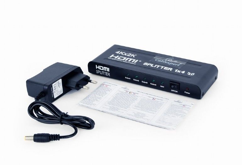 Gembird DSP-4PH4-02 HDMI splitter 4 ports - Image 3
