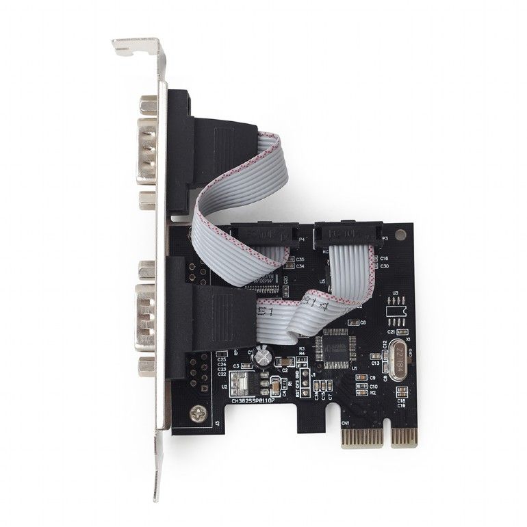 Gembird SPC-22 2 serial port PCI-Express add-on card, with extra low-profile bracket - Image 3