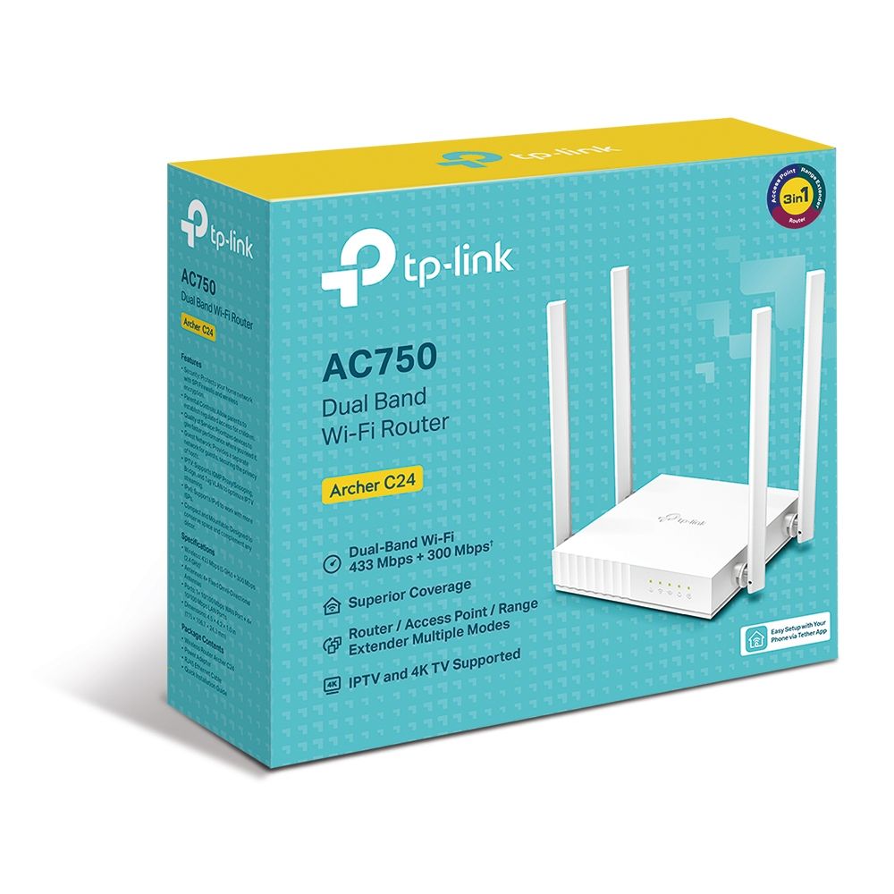 TP-Link Archer C24 AC750 Dual-Band Wi-Fi Router - Image 4