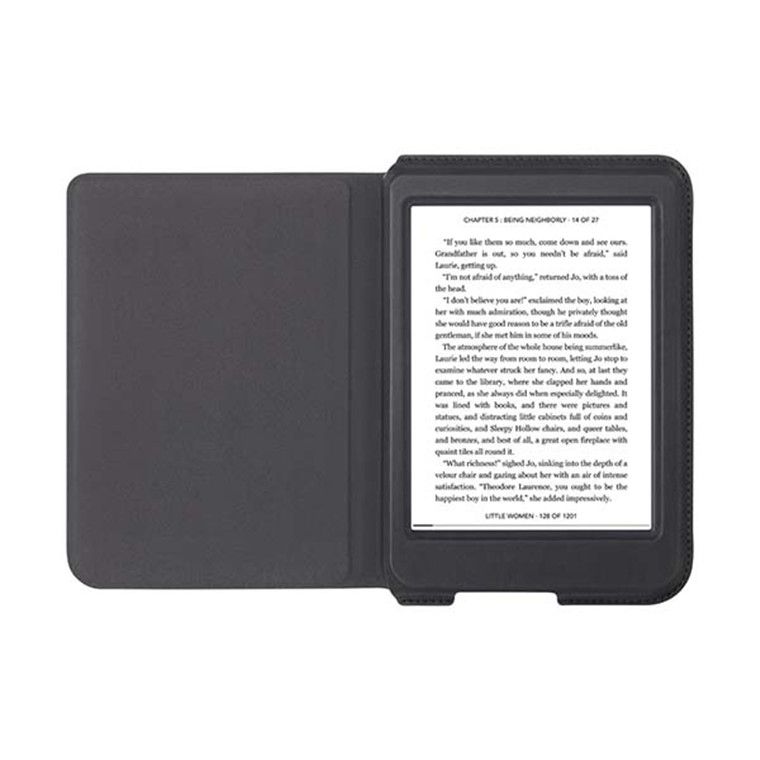 kobo-nia-sleepcover-case-black_2.jpg Kobo Nia SleepCover Case E-book olvasó tok Black - Image 2