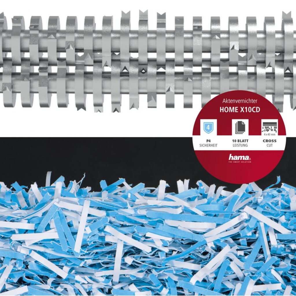 Hama 00050543 "HOME X10CD" iratmegsemmisítő - Image 13